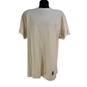 Vintage Abercrombie & Fitch T Shirt Ivory Yellow Cotton Ttop